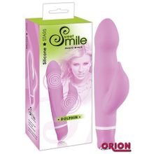 Вибратор Smile Dolphin розовый 16см