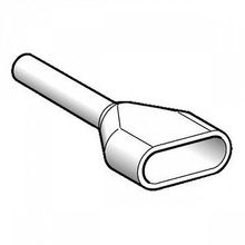 НАКОНЕЧНИК ДВУПРОВОД СРЕДН 1,5ММ2 ЧЕРНЫЙ |  код. AZ5DE015 |  Schneider Electric