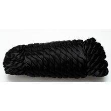Джага-Джага Черная нейлоновая веревка для связывания - 5,5 м. (черный)