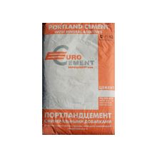 Цемент в мешках М400 Д20 Евроцемент групп, цена за мешок 50 кг.