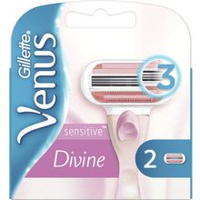 Venus Divine Sensitive c Натуральными Маслами 2 сменные кассеты в блистере