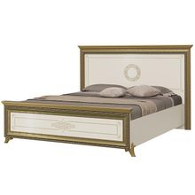 Мэри-Мебель Кровать 1600 Версаль СВ-03Ш цвет слоновая кость спальное место 1600х2000 мм. ID - 292317