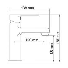 WasserKRAFT Смеситель для раковины Ammer 3704