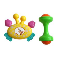 LUBBY Набор игрушек-погремушек LUBBY "Крабик и гантелька" 14786