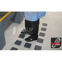 Противоскользящий материал Jessup 3100-5.5*5.5 универсальный, для сцепления с подошвой на наклонных поверхностях, плитка 14х14 см (цвет: черный), упак 10 шт