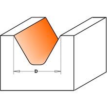 Фрезы для гравировки (закруглённый угол 60°)