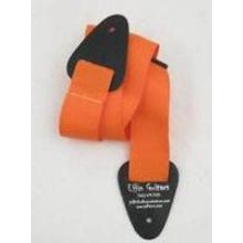 2 INCH NYLON STRAP W LEATHER ENDS NEON ORANGE DD3100NOR