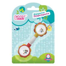LUBBY Игрушка-Погремушка LUBBY "Гантелька" 3+ арт.14367 14367