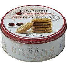 Датское печенье Bisquini с клюквой и мюсли Bisquini 150г