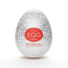 Tenga Мастурбатор-яйцо Keith Haring EGG PARTY (белый)