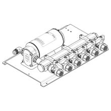 Marco Электронная система замены масла Marco OCS6-E 16492615 12 24 В 15 л мин 2 бар с 6 клапанами