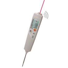 Пирометр Testo 826-T4 с лазерным целеуказателем и проникающим пищевым зондом (оптика 6:1)