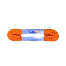 Tex Style Шнурки для коньков с пропиткой W927, пара, 2,74 м, оранжевые