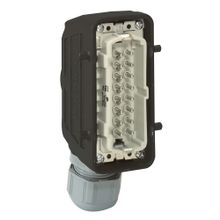 Каб.вилка, гориз.400В, 32А 16К+З | код 052632 | Legrand