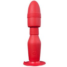 Dream Toys Красная анальная пробка с вибрацией MENZSTUFF VIBRATING BUTT PLUG 8.5INCH - 21,5 см.