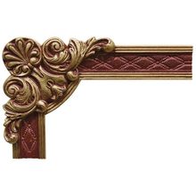 Itt Ceramic Golden Damask Boiserie Esquina (Set 4 Piezas) 14x22 см