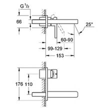 Смеситель Grohe Lineare 19409000 для раковины