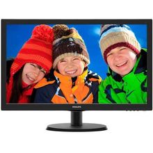 Монитор 21.5" PHILIPS 223V5LHSB 00(01) Black (LED, LCD, Wide, 1920x1080, 5 ms, 170° 160°, 250 cd m, 10M:1, +HDMI)