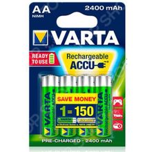 VARTA AA R2U 2400 мАч 4 шт.