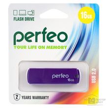Perfeo USB Drive 16GB C05 Purple PF-C05P016