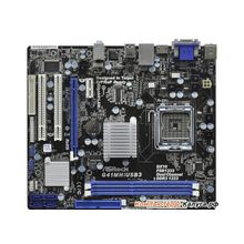 Мат. плата ASRock G41MH USB3 &lt;S775, iG41, 2*DDR3, PCI-E16x, SVGA, DVI, SATA, GB Lan, mATX, Retail&gt;