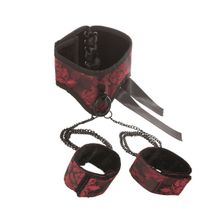 California Exotic Novelties Ошейник с манжетами Scandal Posture Collar with Cuffs