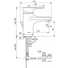 Смеситель для умывальника VIDIMA STREAM BA089AA