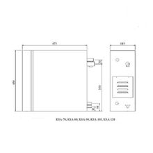 Парогенератор Coasts KSA-90 9 кВт 380В с выносным пультом KS-150