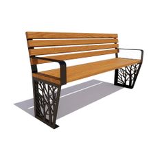 Скамейка садовая «РОЩА»  (2,5 м)