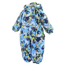 Huppa Huppa, Комбинезон демисезонный Mirko для мальчика (голубой принт) 3186BS15 335