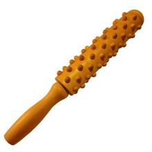 Массажер для спины Скалка, на ручке Ежик