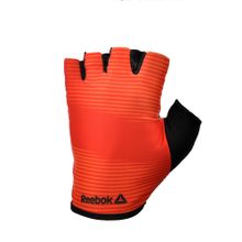 Тренировочные перчатки Reebok RAGB-11234RD (без пальцев) красные размер S