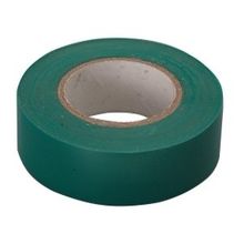 Изолента ПВХ, 19 мм х 20 м, 180 мкм, зеленая СибрТех