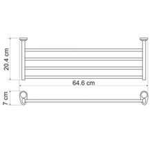 WasserKRAFT Полка для полотенец Main K-9211