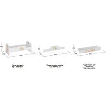 Комплект детской мебели Тедди №2 (Белый с рисунком)