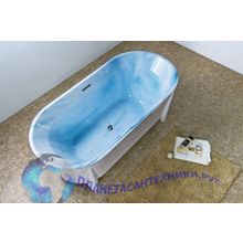 Ванна акриловая отдельностоящая  BELBAGNO BB40-1700-MARINE