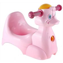 Little Angel Горшок-игрушка "Уточка" ( розовый)