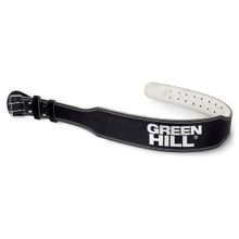 Пояс тяжелоатлетический Green Hill WLB-6420 р.XXL (дл.130 см) нат.кожа, черный