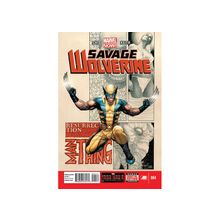 Комикс savage wolverine #4 (near mint)