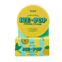 Патчи гидрогелевые для глаз с экстрактом Лимона и Базилика Koelf Lemon & Basil Ice-pop Hydrogel Eye Mask 60шт