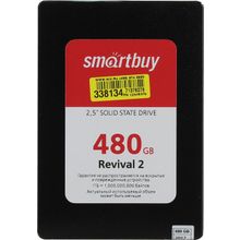 Накопитель SSD 480 Gb SATA 6Gb   s SmartBuy Revival 2    SB480GB-RVVL2-25SAT3     2.5" 3D TLC