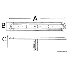 Osculati Slim Mini shock-resistant lightz 12 V 1.8 W, 13.197.23