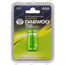 Аккумулятор Daewoo HR03 700 (AAA) (1,2V) блист-2