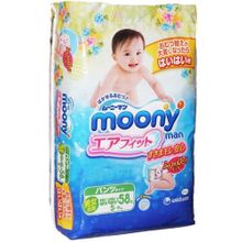 Moony Man 58 подгузников в пачке 5 10 кг