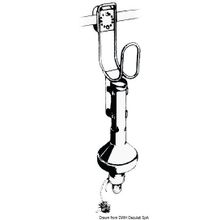 Osculati SS bracket f. ring lifebuoys + rescue light, 22.426.01