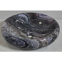 Фиолетовая раковина из камня флюорита Sheerdecor Ronda 0315711 | Эксклюзивная раковина