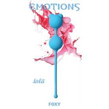 Lola toys Голубые вагинальные шарики Emotions Foxy