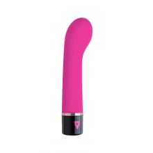 Розовый силиконовый мини-вибратор Lil Gspot - 13 см. (139632)