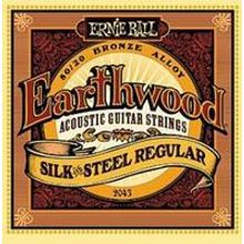 P02043 Earthwood Silk & Steel Regular Струны для акустической гитары сталь+шелк 13-56 Ernie Ball