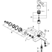 Смеситель Grohe Lineare New для ванны с душем, 33849001